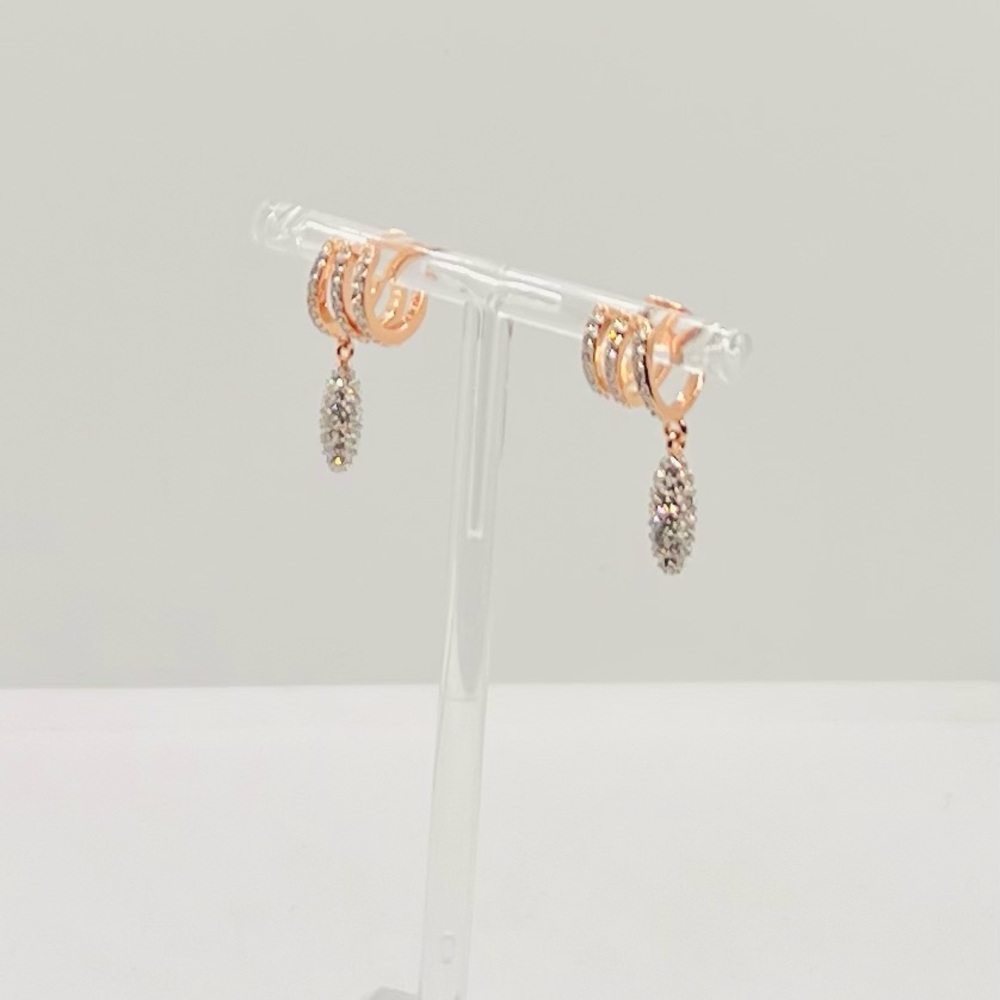 Rebecca Minkoff Rose Gold Earrings Clip on, no piecing - Picture 7 of 7